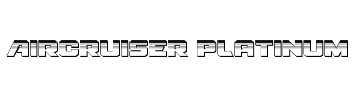 Aircruiser Platinum Font
