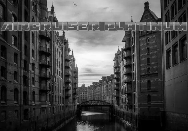 Aircruiser Platinum Font examples