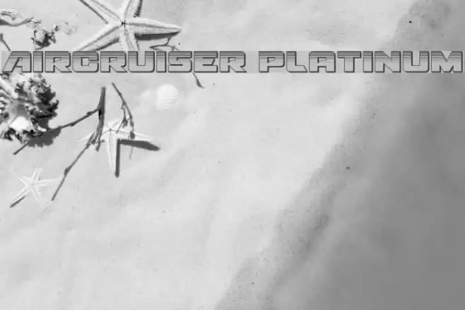 Aircruiser Platinum Font examples
