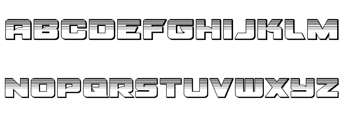 Aircruiser Platinum Font LOWERCASE