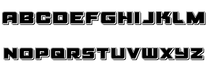 Aircruiser Punch Font LOWERCASE