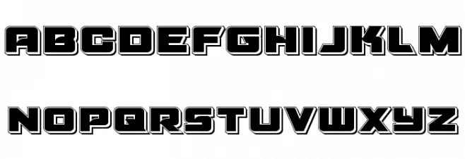 Aircruiser Punch Font LOWERCASE
