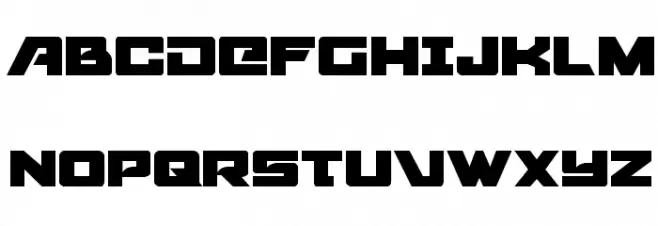 Aircruiser Regular Schriftart Groß