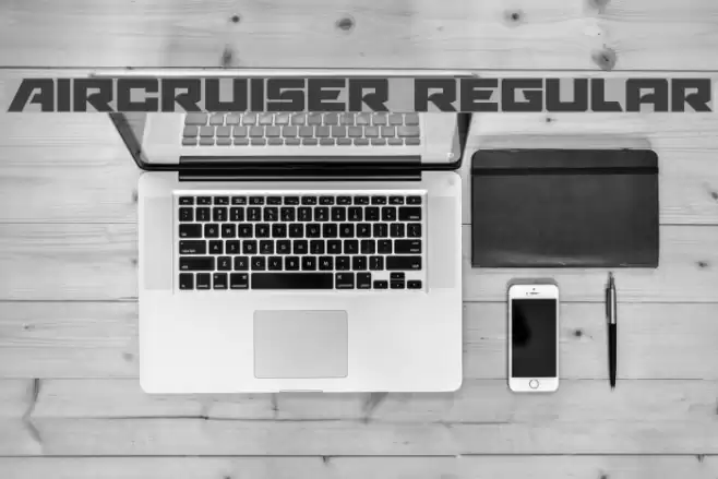 Aircruiser Regular Font examples