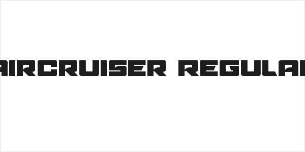 Aircruiser Regular Logo