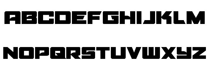 Aircruiser Regular Font LOWERCASE
