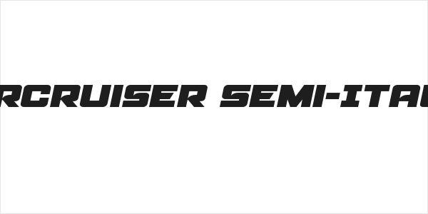 Aircruiser Semi-Italic Logo