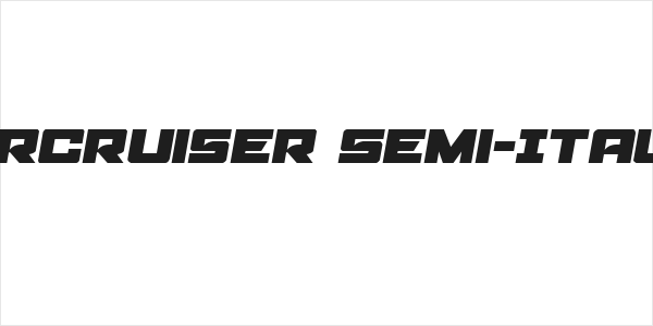 Aircruiser Semi-Italic Logo
