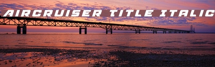 Aircruiser Title Italic Example 2