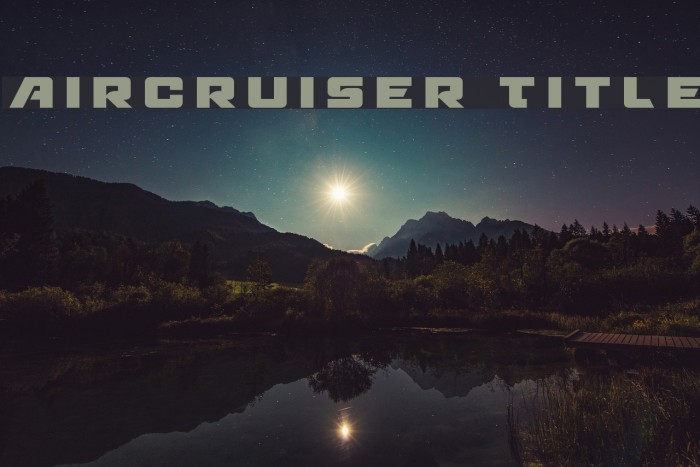 Aircruiser Title Example 3