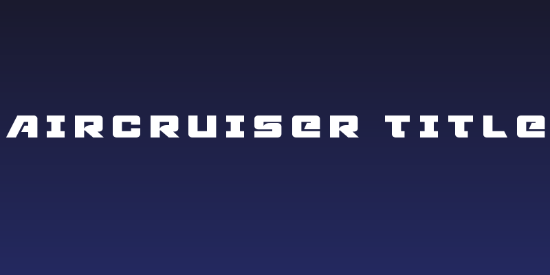 Aircruiser Title Social Header