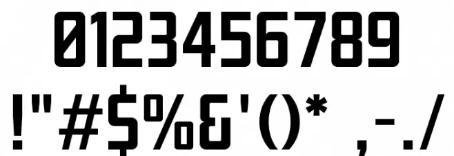 Aire Exterior Font OTHER CHARS
