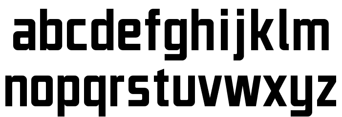 Aire Exterior Font LOWERCASE
