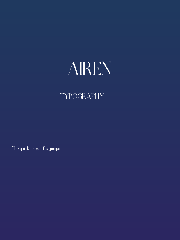 Airen Poster