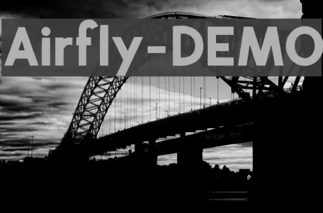 Airfly-DEMO Font examples