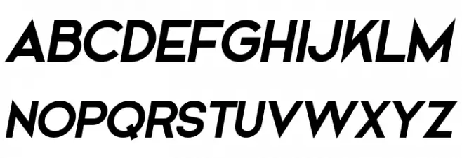 Airframe Demo Bold Italic خط أحرف كبيرة
