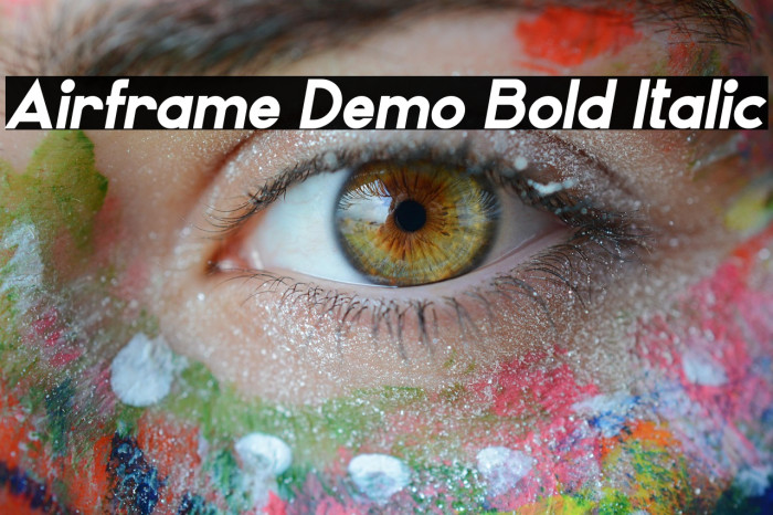 Airframe Demo Bold Italic Example 1