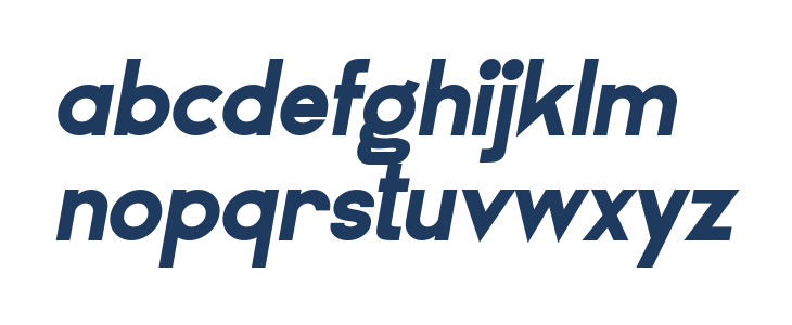 Airframe Demo Bold Italic Lowercase