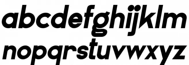 Airframe Demo Bold Italic 字体 小写