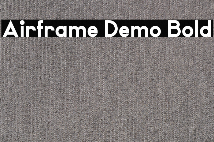 Airframe Demo Bold Example 1