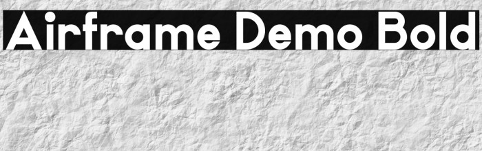 Airframe Demo Bold Example 3