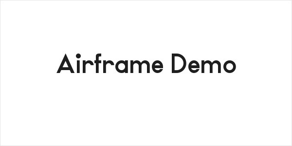 Airframe Demo Logo