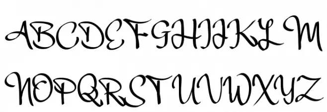 Airilah_ Schriftart Groß