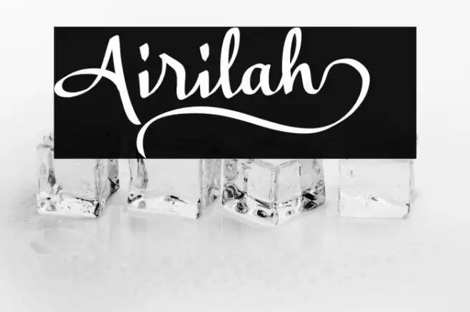 Airilah_ Font examples