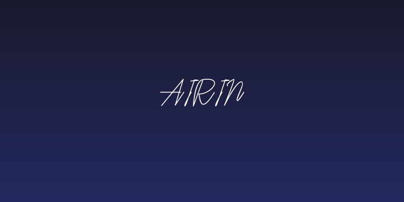 Airin Social Header