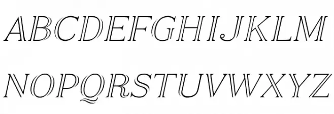 Airium Italic PERSONAL USE ONLY Regular خط أحرف كبيرة