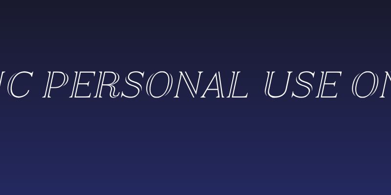 Airium Italic PERSONAL USE ONLY Regular Social Header