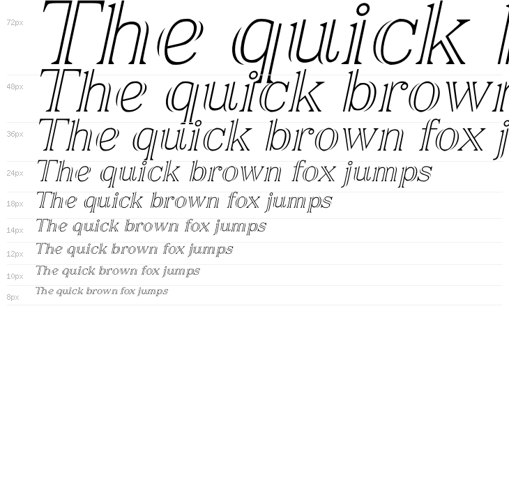 Airium Italic PERSONAL USE ONLY Regular Waterfall