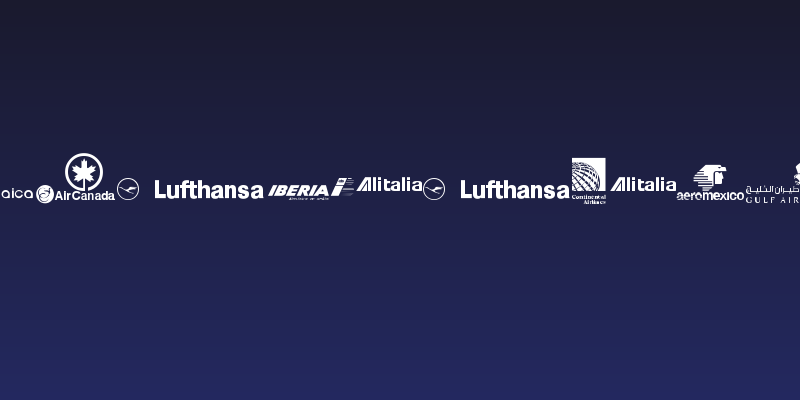 Airline Logos Past and Present Social Header