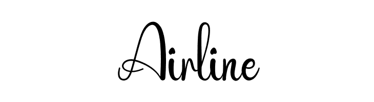Airline  免费字体下载