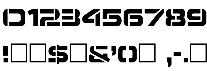 Airlock Regular Font OTHER CHARS