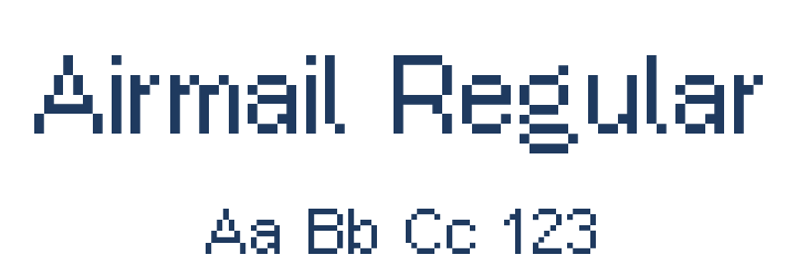 Airmail Regular Font Preview