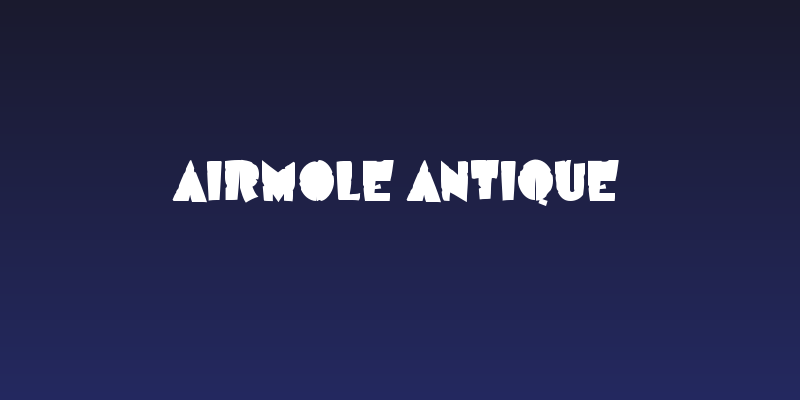 Airmole Antique Social Header