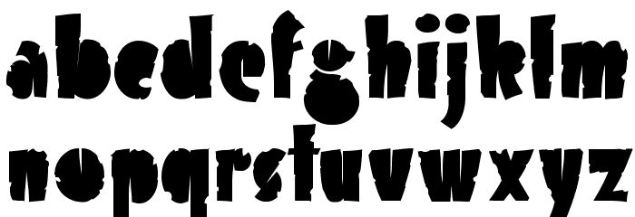Airmole Antique フォント 小文字