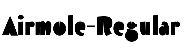Airmole-Regular Font