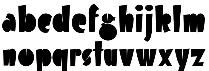 Airmole-Regular Font LOWERCASE