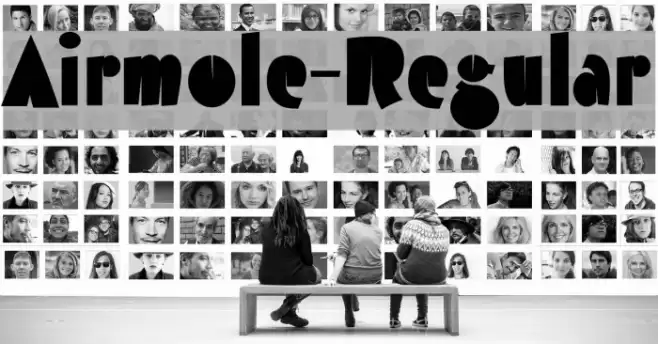 Airmole-Regular Font examples