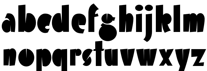 Airmole-Regular Font LOWERCASE