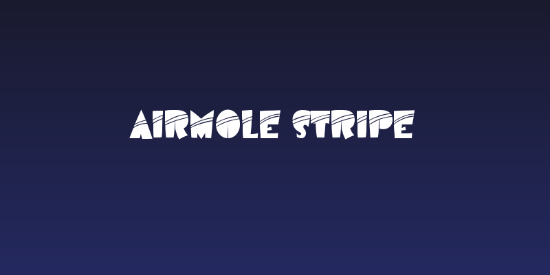 Airmole Stripe Social Header