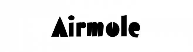 Airmole  Скачать бесплатные шрифты