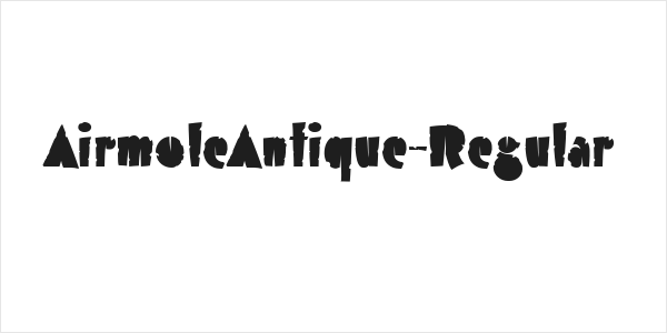 AirmoleAntique-Regular Logo