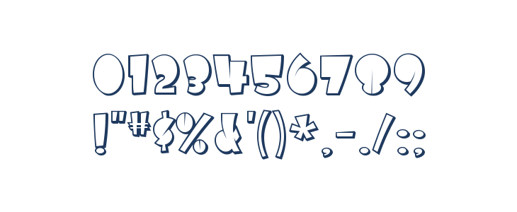 AirmoleShaded-Regular Other Characters