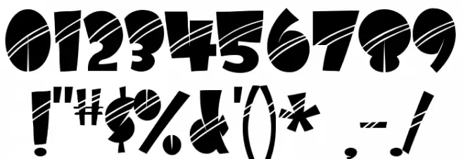 AirmoleStripe-Regular Font OTHER CHARS