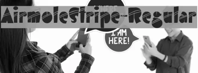 AirmoleStripe-Regular Font examples