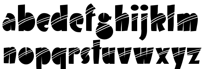 AirmoleStripe-Regular Font LOWERCASE