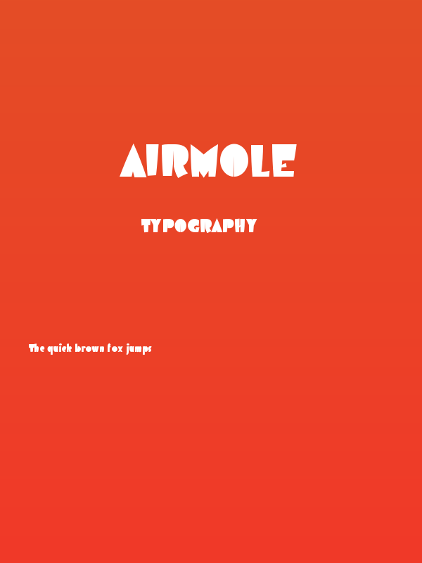 Airmole Poster